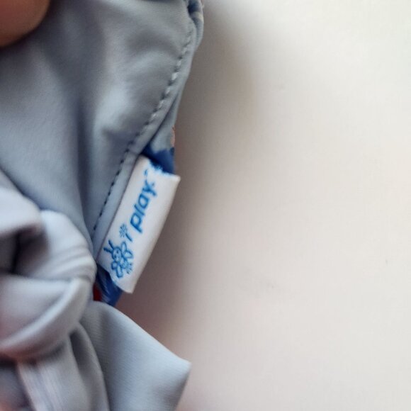 i Play Reusable Swim Diaper 18m (22-25 lbs) UPF 50+ Light Blue Songbird, Pull on - Picture 4 of 9